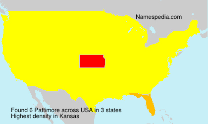 Surname Pattimore in USA Surname Pattimore in USA