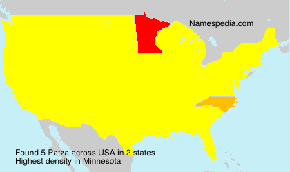 Surname Patza in USA Surname Patza in USA