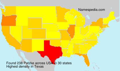 Surname Patzke in USA Surname Patzke in USA