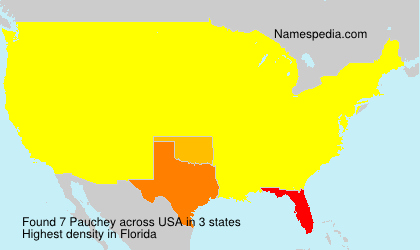 Surname Pauchey in USA Surname Pauchey in USA