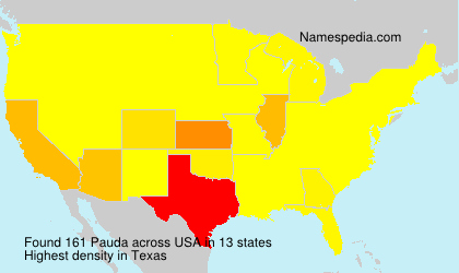 Surname Pauda in USA Surname Pauda in USA