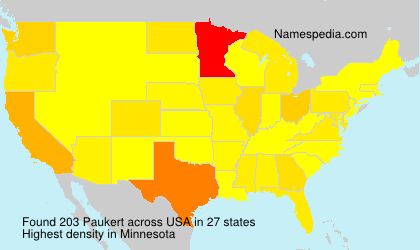 Surname Paukert in USA Surname Paukert in USA