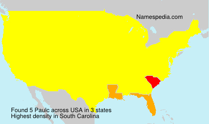 Surname Paulc in USA Surname Paulc in USA