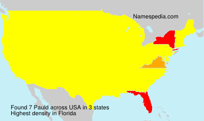 Surname Pauld in USA Surname Pauld in USA