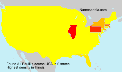 Surname Pauliks in USA Surname Pauliks in USA