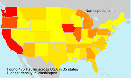 Surname Paullin in USA Surname Paullin in USA