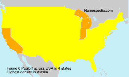 Surname Pauloff in USA Surname Pauloff in USA