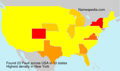Surname Pault in USA Surname Pault in USA