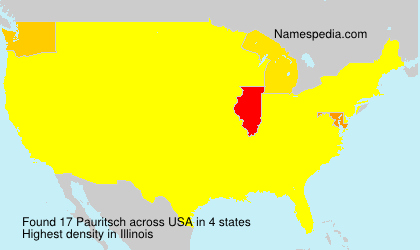 Surname Pauritsch in USA Surname Pauritsch in USA