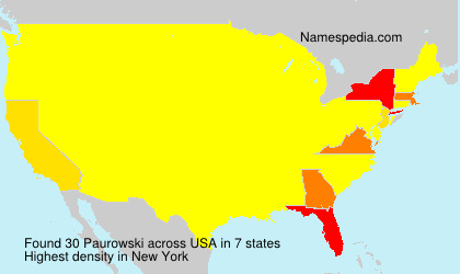Surname Paurowski in USA Surname Paurowski in USA