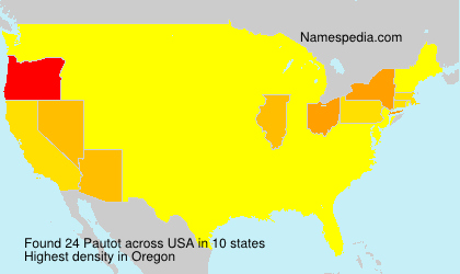 Surname Pautot in USA Surname Pautot in USA