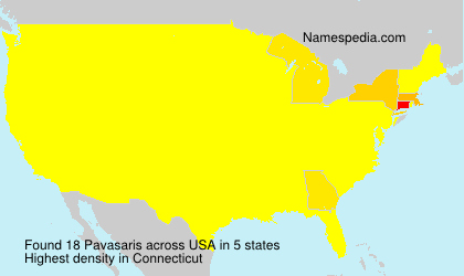 Surname Pavasaris in USA Surname Pavasaris in USA