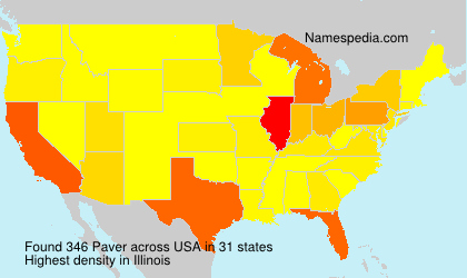 Surname Paver in USA Surname Paver in USA