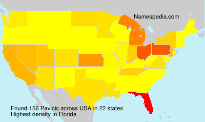 Surname Pavicic in USA Surname Pavicic in USA