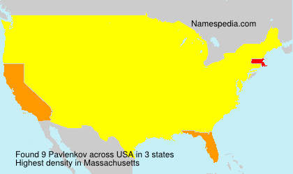 Surname Pavlenkov in USA Surname Pavlenkov in USA