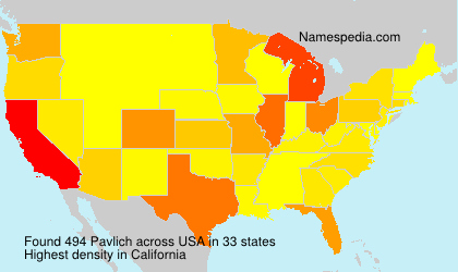 Surname Pavlich in USA Surname Pavlich in USA