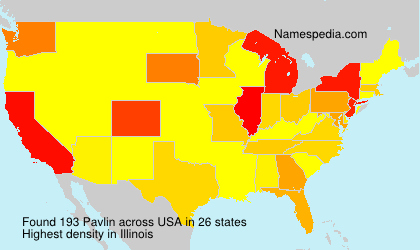 Surname Pavlin in USA Surname Pavlin in USA