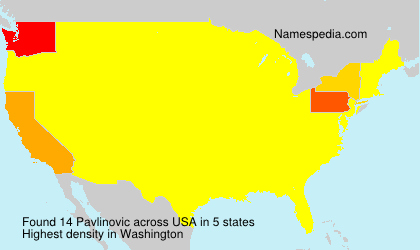 Surname Pavlinovic in USA Surname Pavlinovic in USA