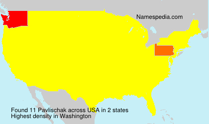 Surname Pavlischak in USA Surname Pavlischak in USA