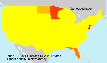 Surname Pavljuk in USA Surname Pavljuk in USA