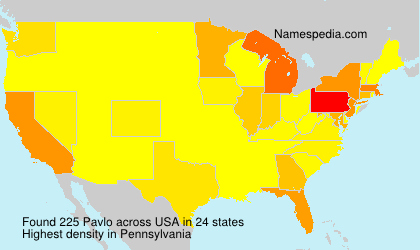Surname Pavlo in USA Surname Pavlo in USA