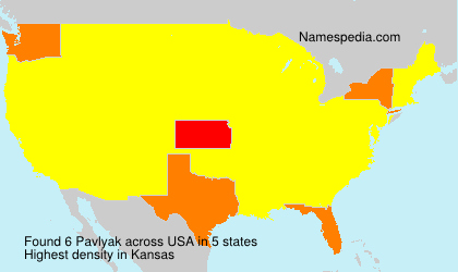 Surname Pavlyak in USA Surname Pavlyak in USA