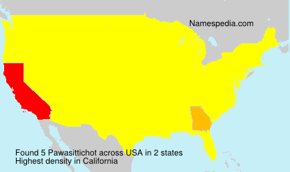 Surname Pawasittichot in USA Surname Pawasittichot in USA