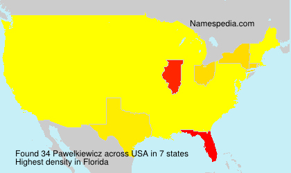 Surname Pawelkiewicz in USA Surname Pawelkiewicz in USA