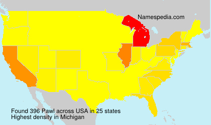 Surname Pawl in USA Surname Pawl in USA
