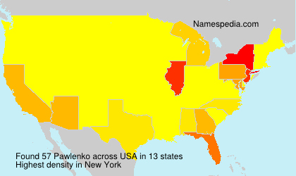 Surname Pawlenko in USA Surname Pawlenko in USA