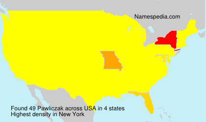 Surname Pawliczak in USA