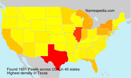 Surname Pawlik in USA Surname Pawlik in USA