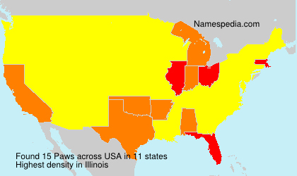 Surname Paws in USA Surname Paws in USA