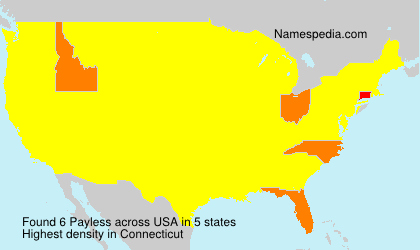 Surname Payless in USA Surname Payless in USA