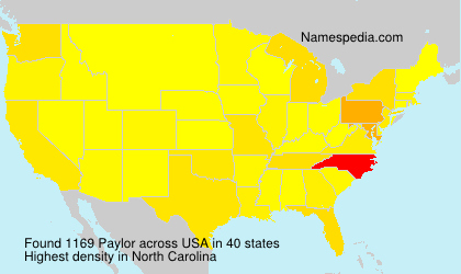 Surname Paylor in USA Surname Paylor in USA