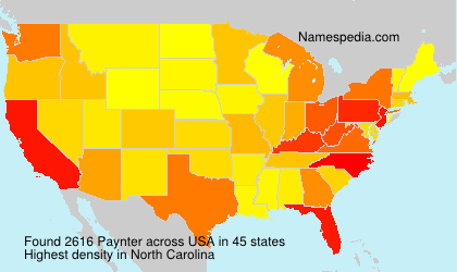 Surname Paynter in USA Surname Paynter in USA