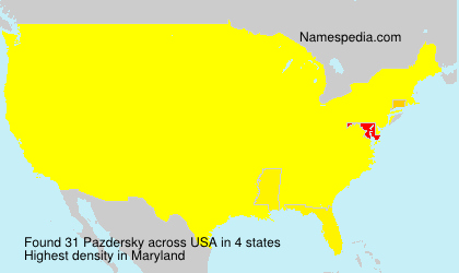 Surname Pazdersky in USA Surname Pazdersky in USA