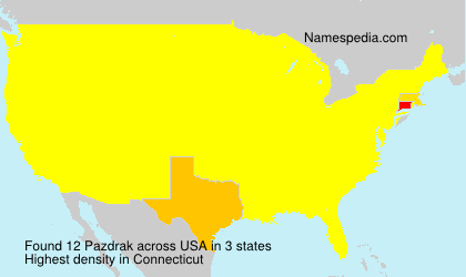 Surname Pazdrak in USA Surname Pazdrak in USA