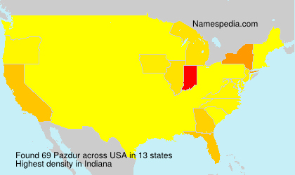Surname Pazdur in USA Surname Pazdur in USA