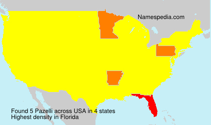 Surname Pazelli in USA Surname Pazelli in USA