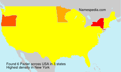 Surname Pazler in USA Surname Pazler in USA