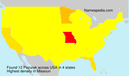 Surname Pazurek in USA Surname Pazurek in USA