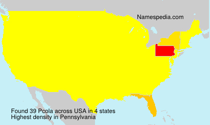 Surname Pcola in USA Surname Pcola in USA