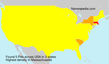 Surname Pda in USA Surname Pda in USA