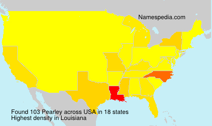 Surname Pearley in USA Surname Pearley in USA
