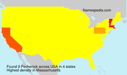 Surname Pechenick in USA Surname Pechenick in USA