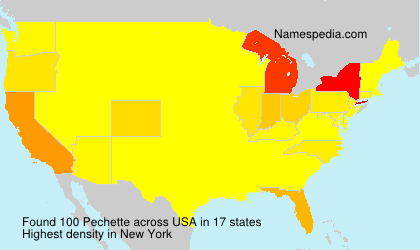 Surname Pechette in USA Surname Pechette in USA