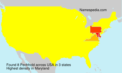 Surname Pechhold in USA Surname Pechhold in USA