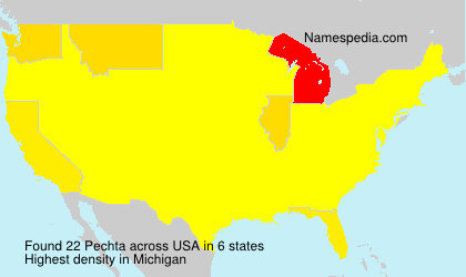 Surname Pechta in USA Surname Pechta in USA