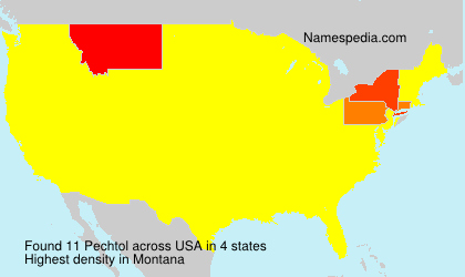 Surname Pechtol in USA Surname Pechtol in USA